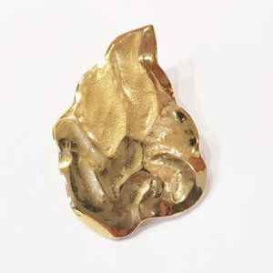 Vintage Authentic YSL Yves Saint Laurent Golden Pin/Brooch in EUC